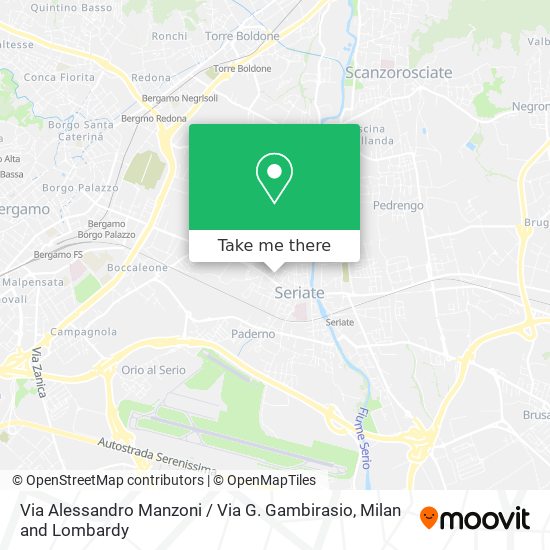 Via Alessandro Manzoni / Via G. Gambirasio map