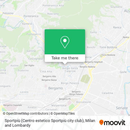 Sportpiù (Centro estetico Sportpiù city club) map