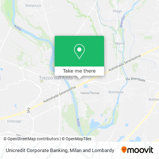 Unicredit Corporate Banking map