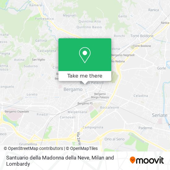 Santuario della Madonna della Neve map
