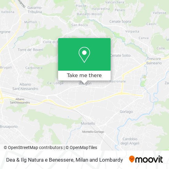 Dea & Ilg Natura e Benessere map