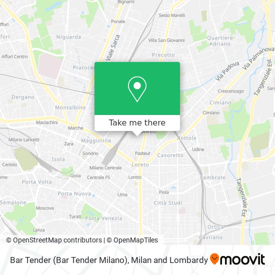 Bar Tender (Bar Tender Milano) map