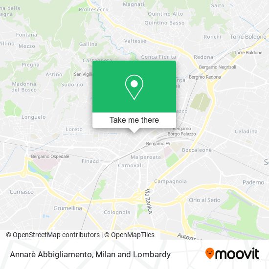 Annarè Abbigliamento map
