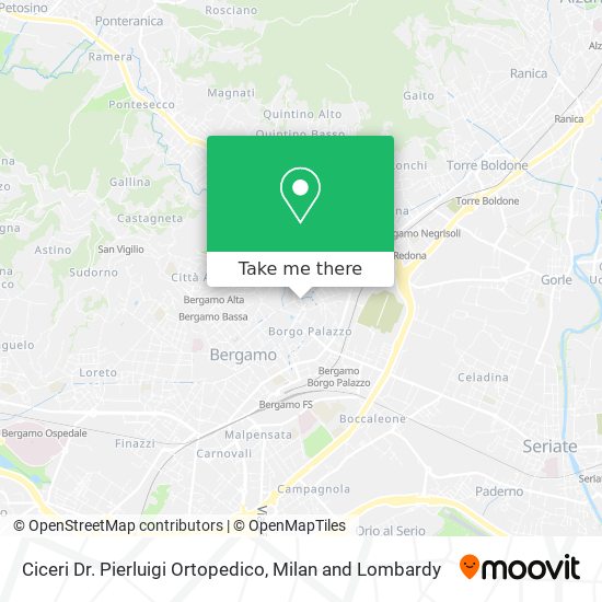 Ciceri Dr. Pierluigi Ortopedico map