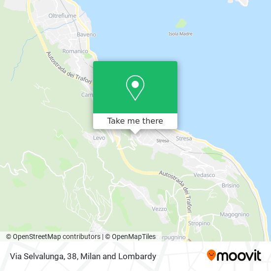 Via Selvalunga, 38 map