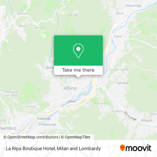 La Ripa Boutique Hotel map