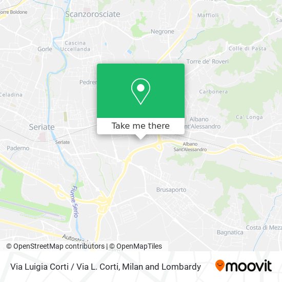 Via Luigia Corti / Via L. Corti map