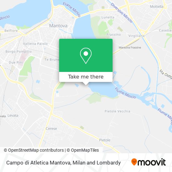 Campo di Atletica Mantova map