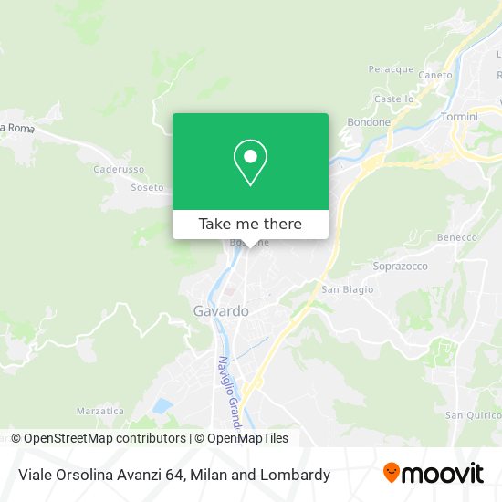 Viale Orsolina Avanzi  64 map