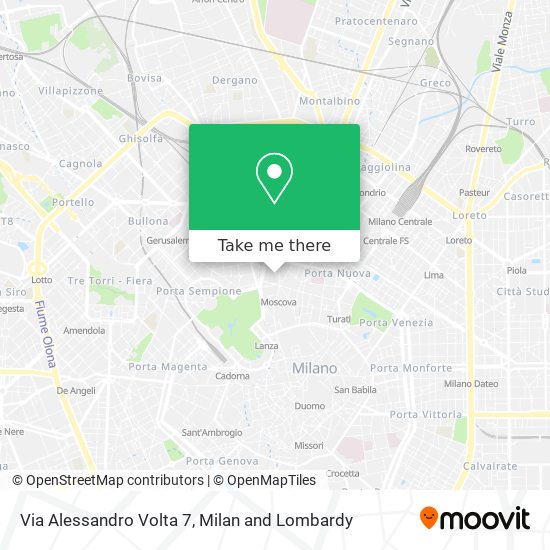 Via Alessandro Volta  7 map