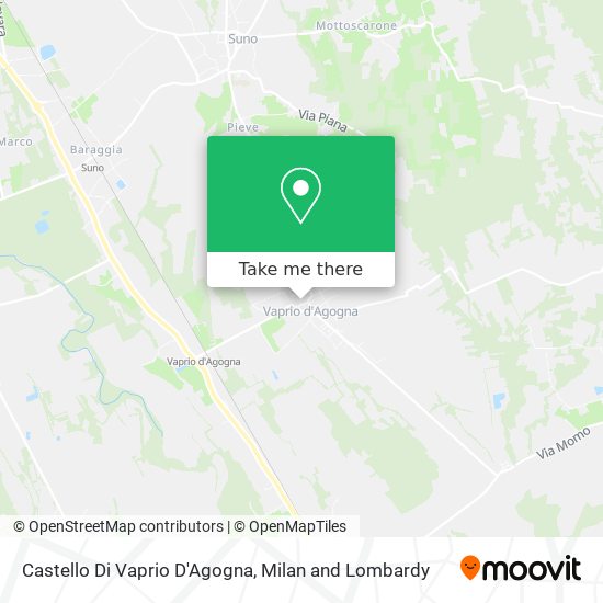 Castello Di Vaprio D'Agogna map