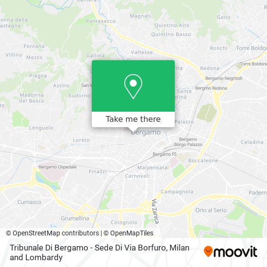 Tribunale Di Bergamo - Sede Di Via Borfuro map