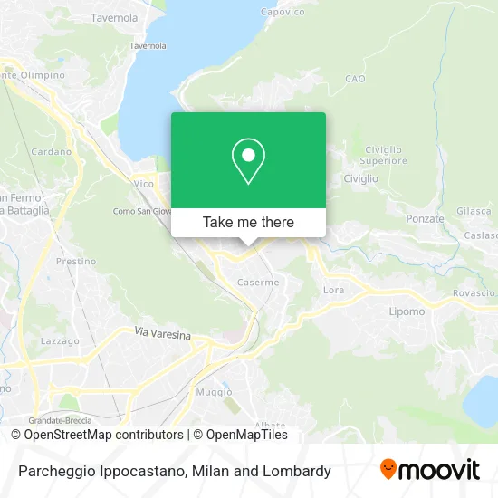 Parcheggio Ippocastano map