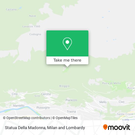 Statua Della Madonna map