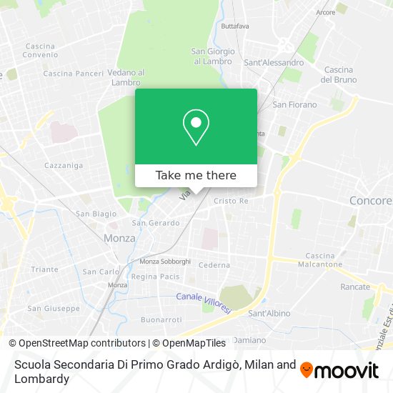 Scuola Secondaria Di Primo Grado Ardigò map