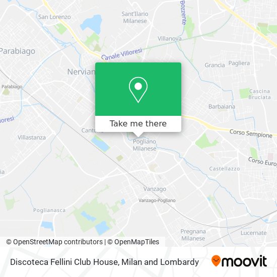 Discoteca Fellini Club House map