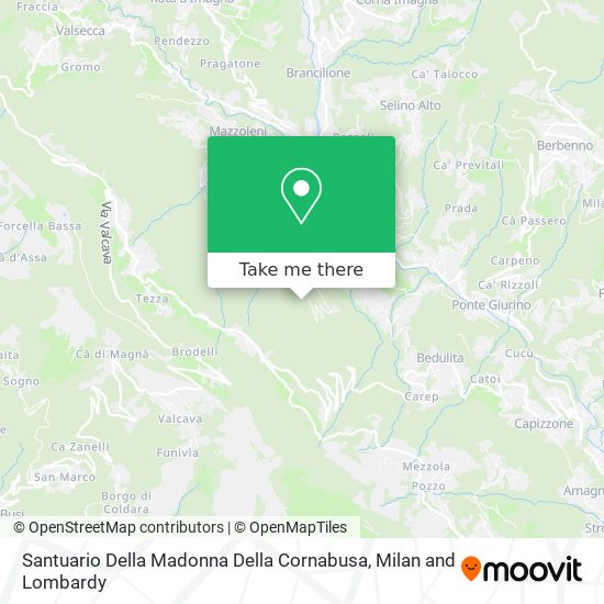 Santuario Della Madonna Della Cornabusa map