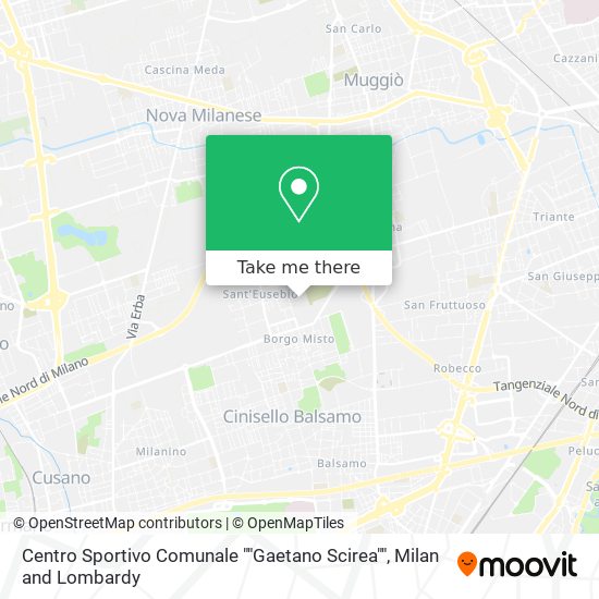 Centro Sportivo Comunale ""Gaetano Scirea"" map