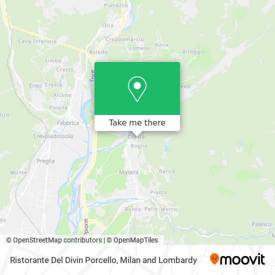 Ristorante Del Divin Porcello map