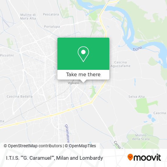 I.T.I.S. ""G. Caramuel"" map