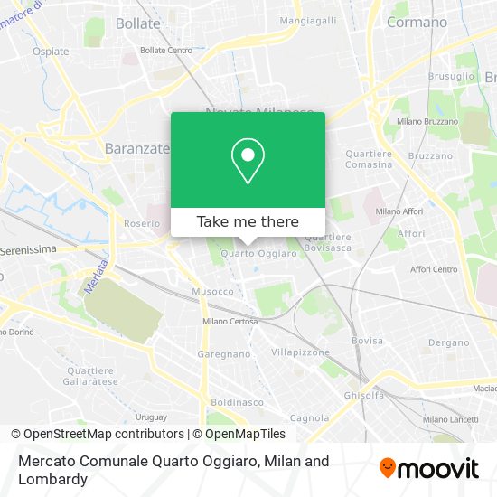 Mercato Comunale Quarto Oggiaro map
