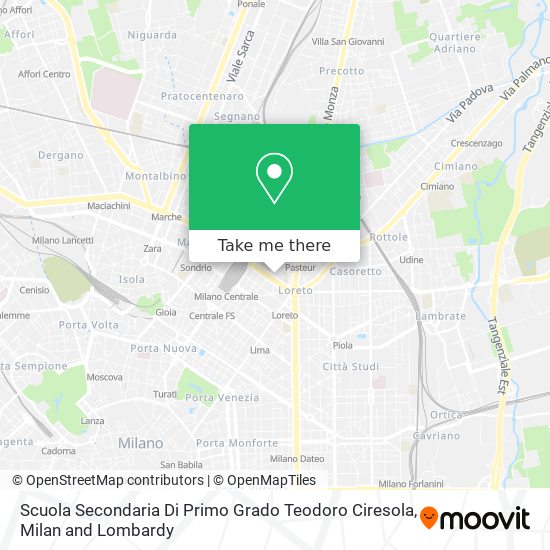 Scuola Secondaria Di Primo Grado Teodoro Ciresola map