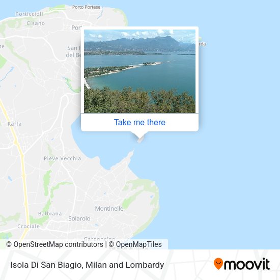 Isola Di San Biagio map