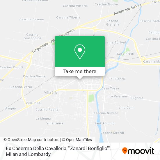 Ex Caserma Della Cavalleria ""Zanardi Bonfiglio"" map