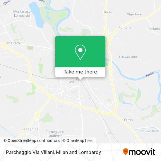 Parcheggio Via Villani map