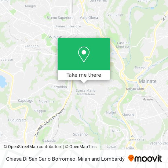 Chiesa Di San Carlo Borromeo map