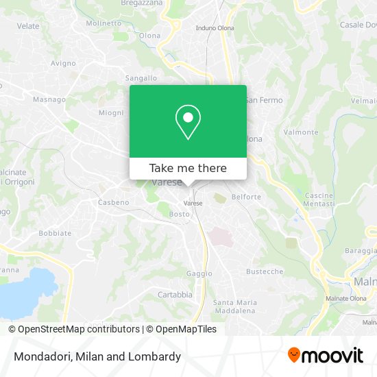 Mondadori map