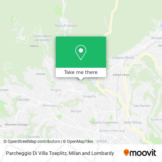 Parcheggio Di Villa Toeplitz map
