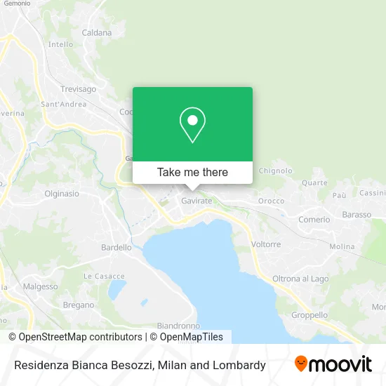Residenza Bianca Besozzi map