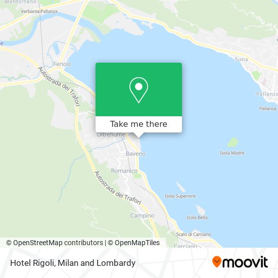 Hotel Rigoli map