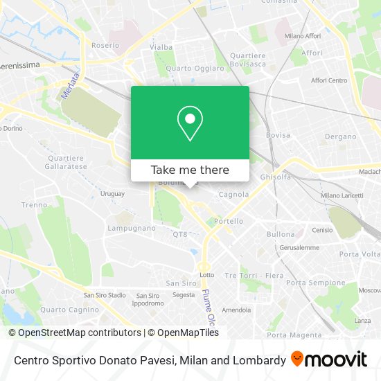 Centro Sportivo Donato Pavesi map