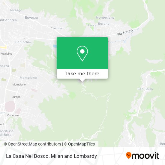 La Casa Nel Bosco map