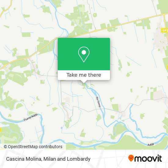 Cascina Molina map
