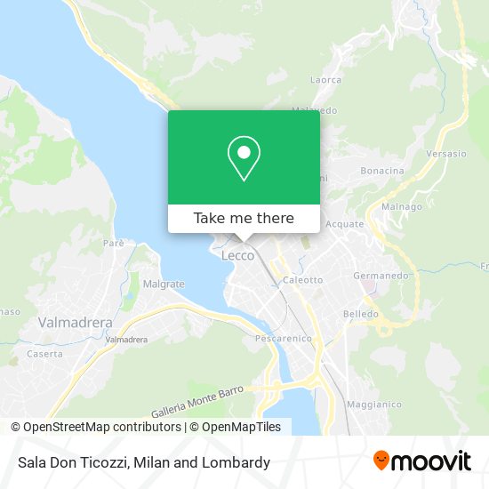 Sala Don Ticozzi map