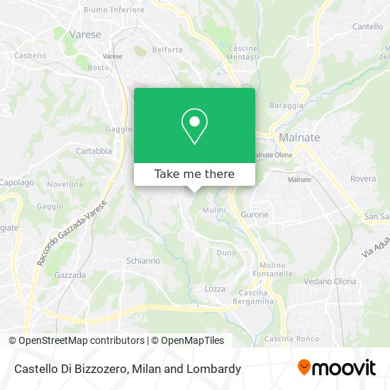 Castello Di Bizzozero map