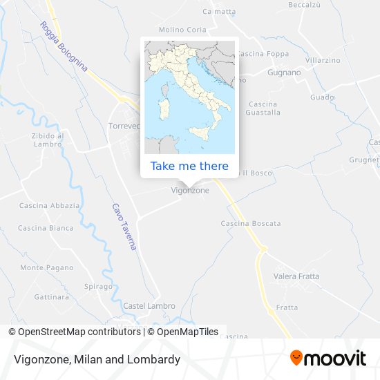 Vigonzone map