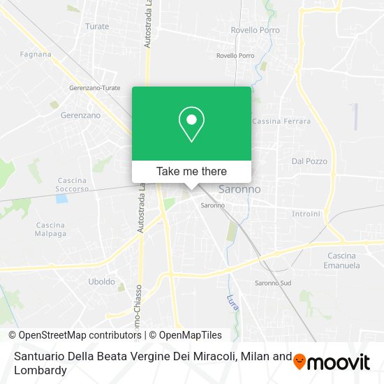 Santuario Della Beata Vergine Dei Miracoli map
