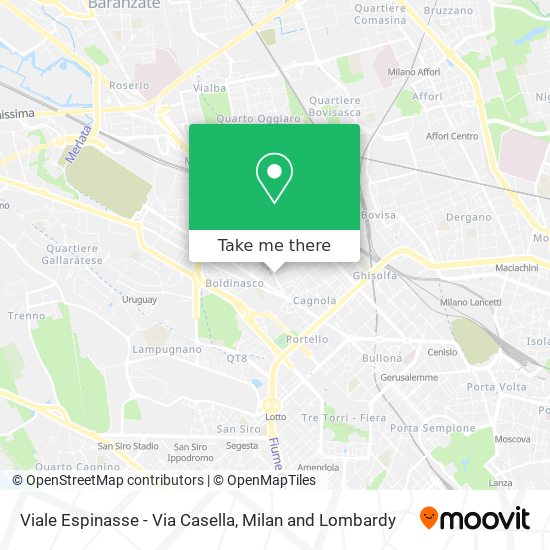 Viale Espinasse - Via Casella map
