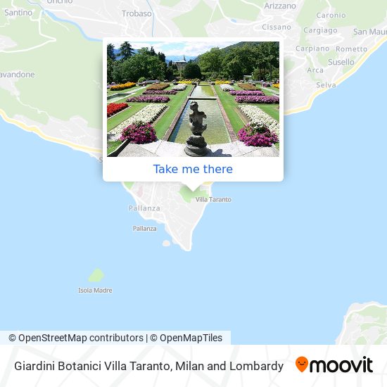 Giardini Botanici Villa Taranto map