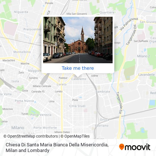 Chiesa Di Santa Maria Bianca Della Misericordia map