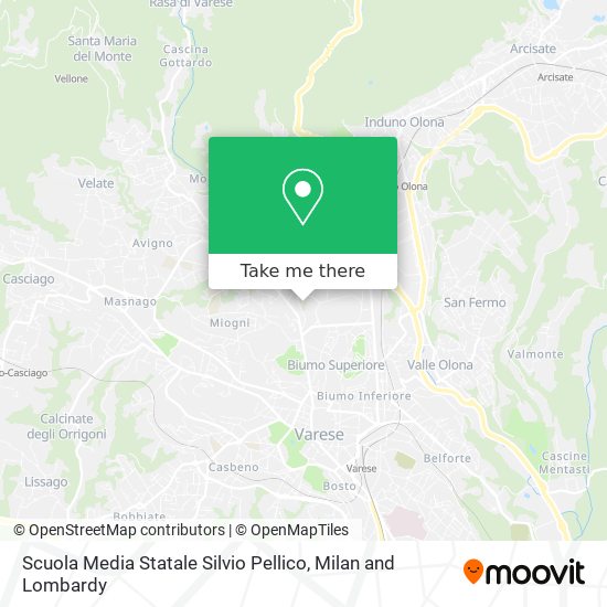 Scuola Media Statale Silvio Pellico map