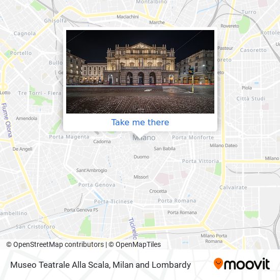 Museo Teatrale Alla Scala map