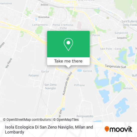 Isola Ecologica Di San Zeno Naviglio map