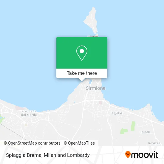 Spiaggia Brema map