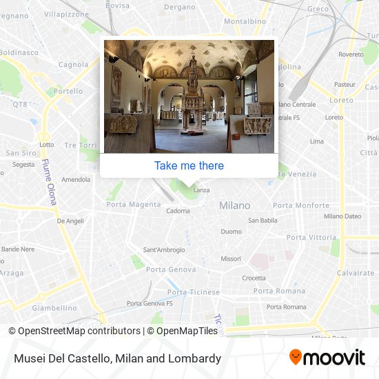 Musei Del Castello map