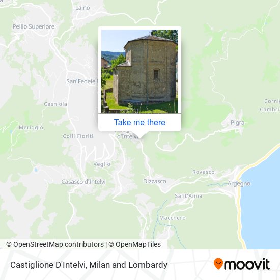 Castiglione D'Intelvi map